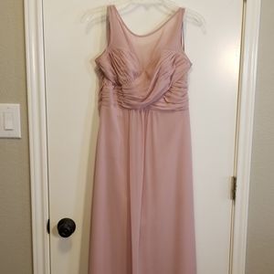 Alfred Angelo bridesmaids dress in dusty rose